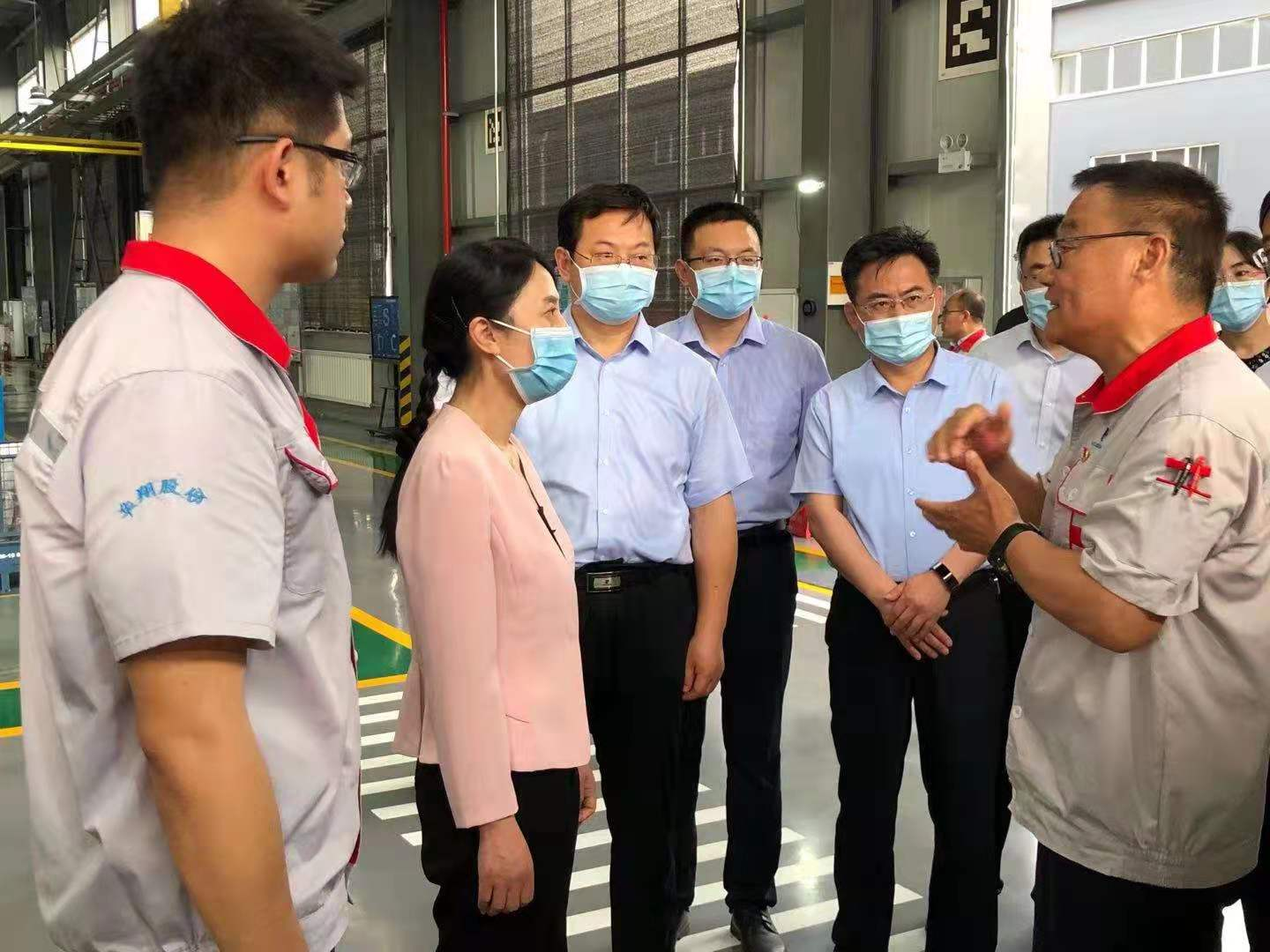 省委常委、組織部部長陳安麗蒞臨我司調(diào)研企業(yè)黨建及運行情況